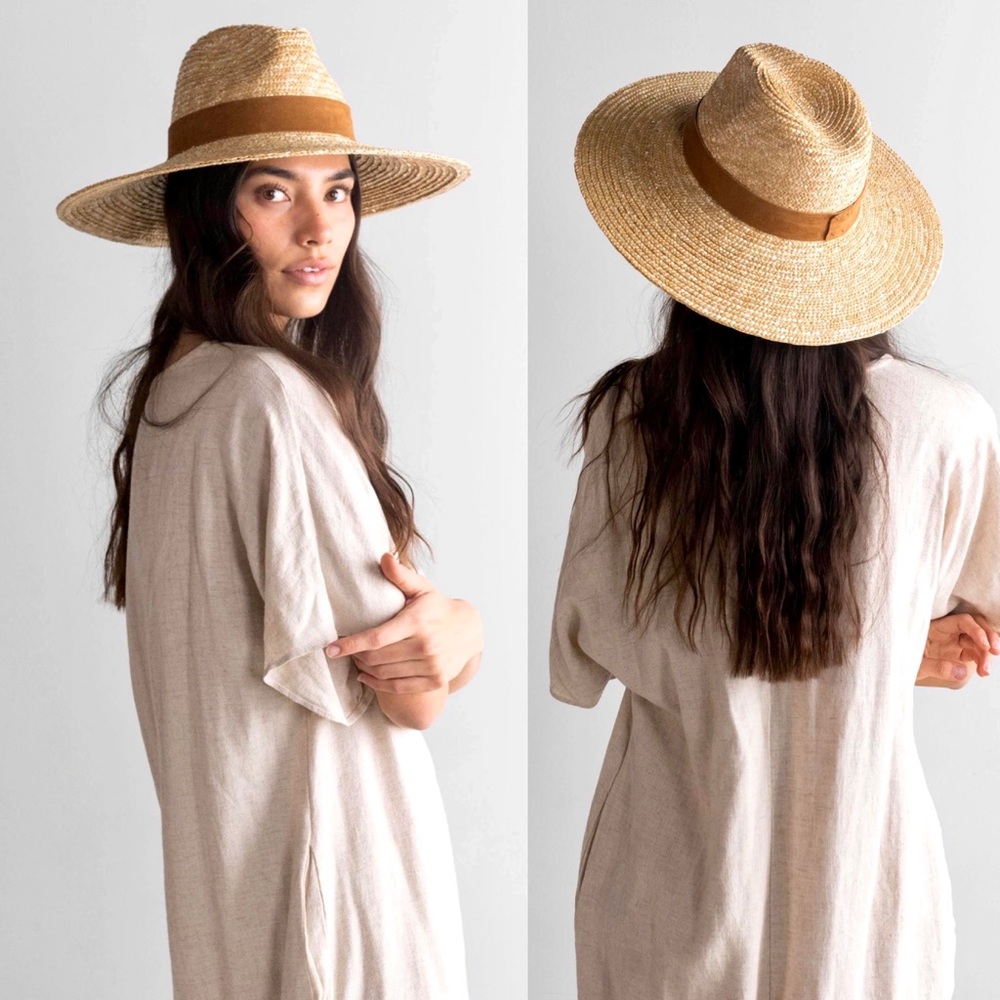 GIGI PIP Straw Hat with Brown Band